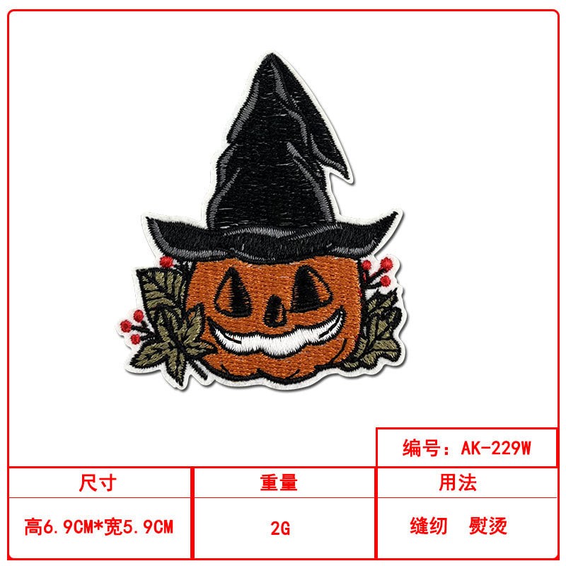 Wholesale Ghost Witch Embroidered Patch